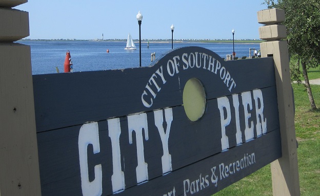 Waterfront Park Southport NC pictures